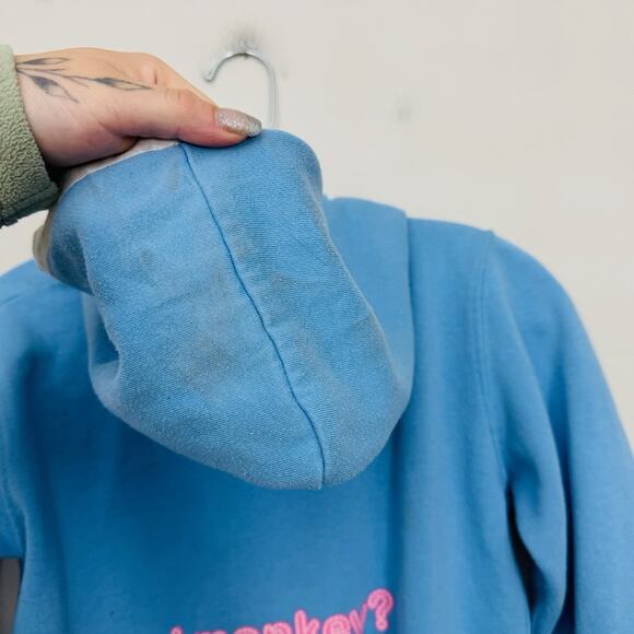 Bobby By Bobby Jack Y2K Blue Full Zip Jacket Girls Size M - Picture 8 of 10